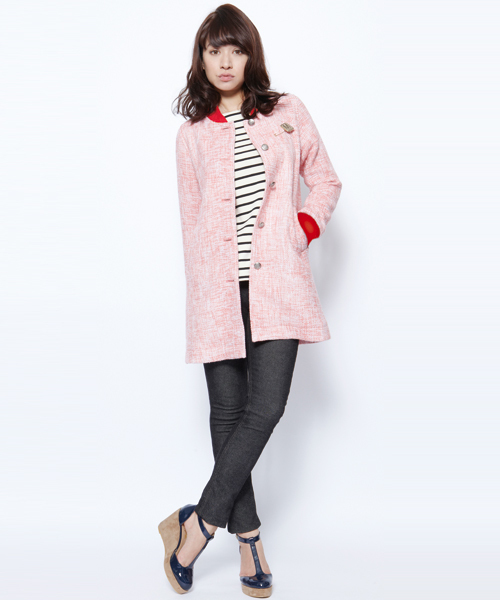 MILKFED.（ミルクフェド）の「STRIPE 2WAY TOP（Tシャツ/カットソー・レディース・ホワイト/ネイビー/ライトパープル・SMALL/MEDIUM）」の7枚目の写真