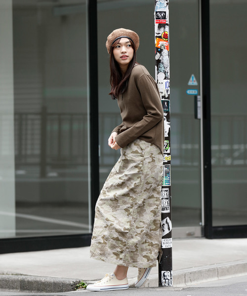 Munich（ミューニック）の「リバーサーマルヘンリーネックプルオーバー（Tシャツ/カットソー・レディース・ホワイト/ブラック/グレー/カーキ・FREE）」の7枚目の写真