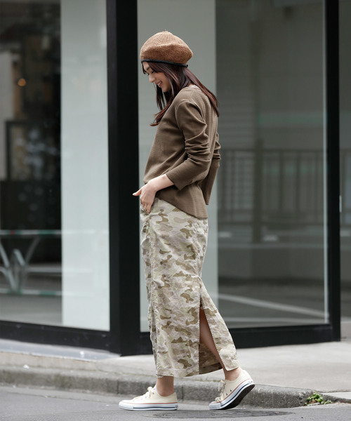 Munich（ミューニック）の「リバーサーマルヘンリーネックプルオーバー（Tシャツ/カットソー・レディース・ホワイト/ブラック/グレー/カーキ・FREE）」の16枚目の写真