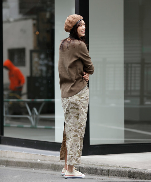 Munich（ミューニック）の「リバーサーマルヘンリーネックプルオーバー（Tシャツ/カットソー・レディース・ホワイト/ブラック/グレー/カーキ・FREE）」の17枚目の写真