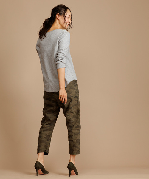 Munich（ミューニック）の「リバーサーマルヘンリーネックプルオーバー（Tシャツ/カットソー・レディース・ホワイト/ブラック/グレー/カーキ・FREE）」の11枚目の写真