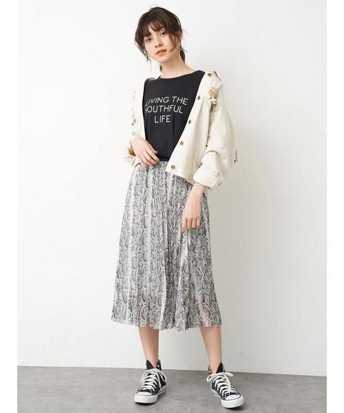 Editt by YECCA VECCA(エディットバイイェッカヴェッカ)の「コインフリンジジャケット①(ブルゾン・レディース・アイボリー/カーキ・フリー)」の22枚目の写真