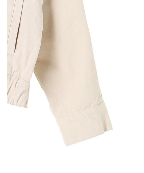 Editt by YECCA VECCA(エディットバイイェッカヴェッカ)の「コインフリンジジャケット①(ブルゾン・レディース・アイボリー/カーキ・フリー)」の16枚目の写真