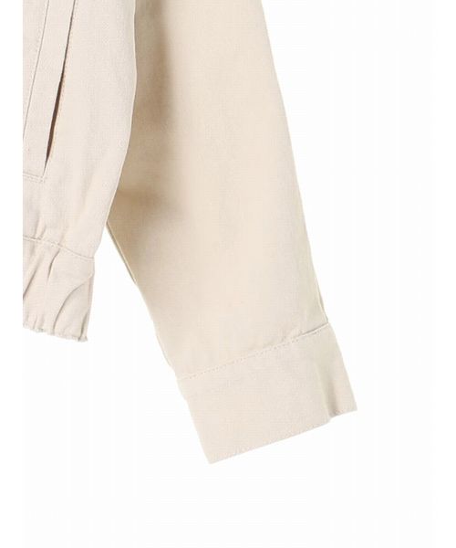 Editt by YECCA VECCA(エディットバイイェッカヴェッカ)の「コインフリンジジャケット①(ブルゾン・レディース・アイボリー/カーキ・フリー)」の7枚目の写真