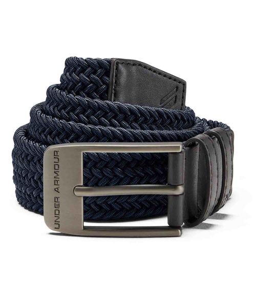 UNDER ARMOUR（アンダーアーマー）の「メンズゴルフベルト / ブレイド2.0ベルト（ベルト・メンズ・ブラック/ホワイト/ネイビー/チャコールグレー×ブラック・34inch/30inch）」の4枚目の写真