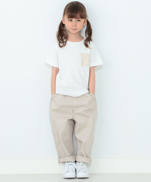 B:MING by BEAMS（ビーミングバイビームス）の「UNIVERSAL OVERALL × B:MING by BEAMS / 別注Painter パンツ 19SS（その他パンツ・キッズ・ブラック/オフホワイト・100/110/120/130/140）」の14枚目の写真