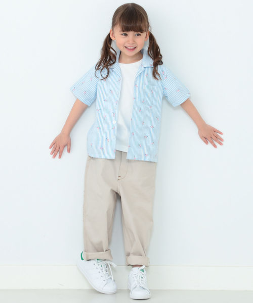 B:MING by BEAMS（ビーミングバイビームス）の「UNIVERSAL OVERALL × B:MING by BEAMS / 別注Painter パンツ 19SS（その他パンツ・キッズ・ブラック/オフホワイト・100/110/120/130/140）」の12枚目の写真