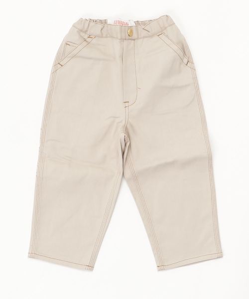 B:MING by BEAMS（ビーミングバイビームス）の「UNIVERSAL OVERALL × B:MING by BEAMS / 別注Painter パンツ 19SS（その他パンツ・キッズ・ブラック/オフホワイト・100/110/120/130/140）」の5枚目の写真