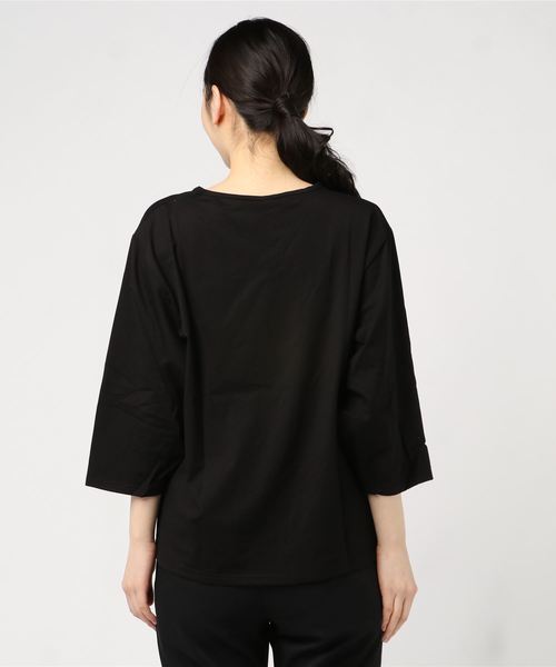 チャイハネ（チャイハネ）の「【チャイハネ】yul 薙刀袖トップス（Tシャツ/カットソー・レディース・ブラック/ブルー/ホワイト・FREE）」の6枚目の写真