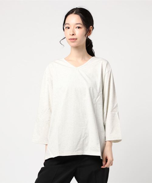 チャイハネ（チャイハネ）の「【チャイハネ】yul 薙刀袖トップス（Tシャツ/カットソー・レディース・ブラック/ブルー/ホワイト・FREE）」の10枚目の写真