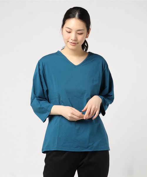 チャイハネ（チャイハネ）の「【チャイハネ】yul 薙刀袖トップス（Tシャツ/カットソー・レディース・ブラック/ブルー/ホワイト・FREE）」の13枚目の写真