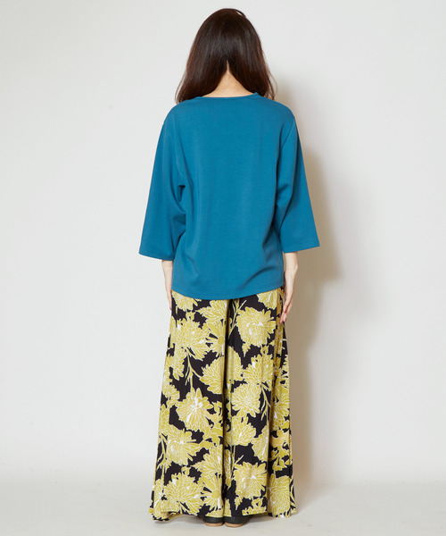 チャイハネ（チャイハネ）の「【チャイハネ】yul 薙刀袖トップス（Tシャツ/カットソー・レディース・ブラック/ブルー/ホワイト・FREE）」の15枚目の写真