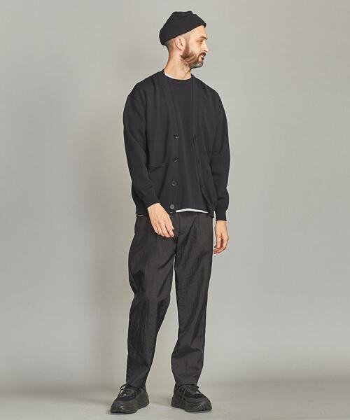 BEAUTY&YOUTH UNITED ARROWS（ビューティーアンドユースユナイテッドアローズ）の「BY ワイド Vネック カーディガン о（カーディガン/ボレロ・メンズ・パープル/ライトグレー/ブラック・MEDIUM/SMALL/LARGE/X-LARGE）」の7枚目の写真
