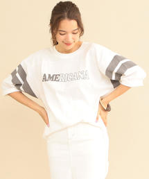 AMERICANA | 【別注】＜AMERICANA＞∴フットボールTシャツ(Tシャツ/カットソー)