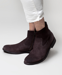 NANO universe | Enzo Giletti/スウェードサイドZIPペコス(ブーツ)