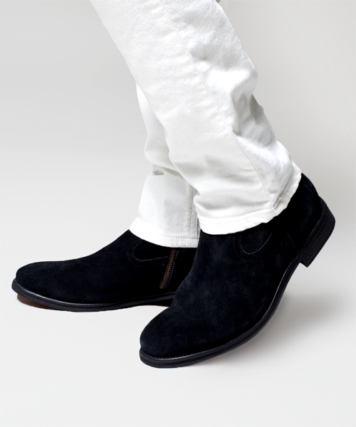 NANO universe(ナノユニバース)の「Enzo Giletti/スウェードサイドZIPペコス(ブーツ・メンズ・キャメル/ダークブラウン/ブラック/ベージュ・42/41/40)」の17枚目の写真