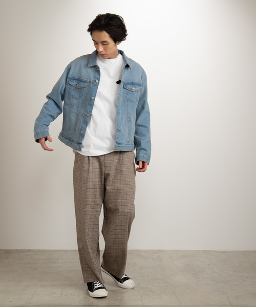 WEGO（ウィゴー）の「WEGO/ストレッチデニムGジャン（デニムジャケット・メンズ・インディゴブルー/ダークインディゴブルー/ライトインディゴブルー・MEDIUM/SMALL/LARGE）」の11枚目の写真