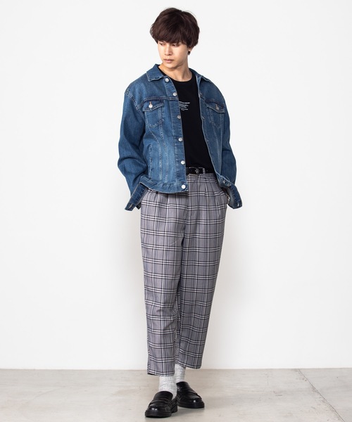 WEGO（ウィゴー）の「WEGO/ストレッチデニムGジャン（デニムジャケット・メンズ・インディゴブルー/ダークインディゴブルー/ライトインディゴブルー・MEDIUM/SMALL/LARGE）」の18枚目の写真