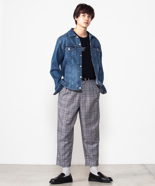 WEGO（ウィゴー）の「WEGO/ストレッチデニムGジャン（デニムジャケット・メンズ・インディゴブルー/ダークインディゴブルー/ライトインディゴブルー・MEDIUM/SMALL/LARGE）」の17枚目の写真