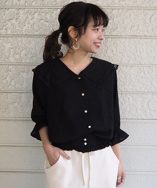 fiolily キラキラトップス　ブラック fiolily キラキラトップス - メルカリ