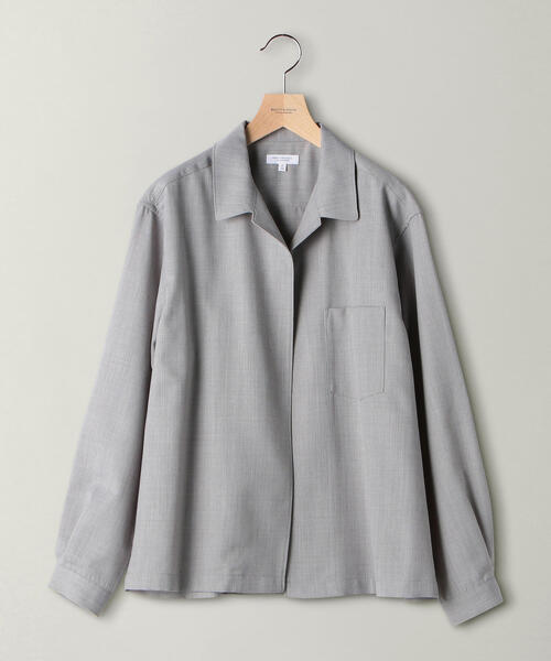 BEAUTY&YOUTH UNITED ARROWS（ビューティーアンドユースユナイテッドアローズ）の「BY T/W ノーボタン シャツ（シャツ/ブラウス・メンズ・ライトグレー/ブラック/ブラウン・X-LARGE/MEDIUM/LARGE/SMALL）」の16枚目の写真