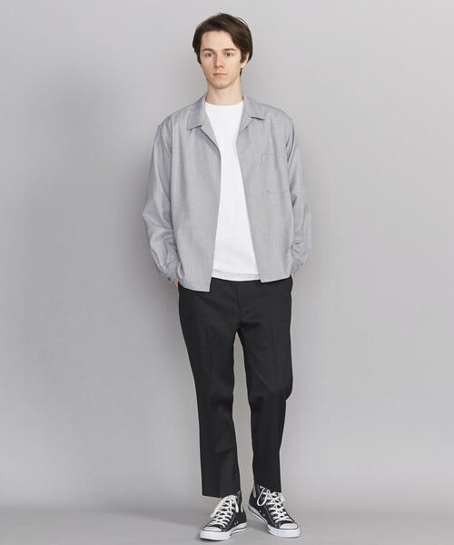 BEAUTY&YOUTH UNITED ARROWS（ビューティーアンドユースユナイテッドアローズ）の「BY T/W ノーボタン シャツ（シャツ/ブラウス・メンズ・ライトグレー/ブラック/ブラウン・X-LARGE/MEDIUM/LARGE/SMALL）」の11枚目の写真