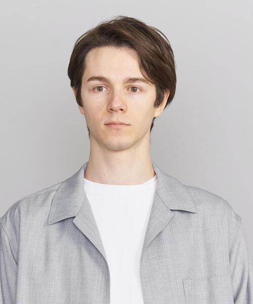 BEAUTY&YOUTH UNITED ARROWS（ビューティーアンドユースユナイテッドアローズ）の「BY T/W ノーボタン シャツ（シャツ/ブラウス・メンズ・ライトグレー/ブラック/ブラウン・X-LARGE/MEDIUM/LARGE/SMALL）」の12枚目の写真