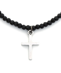 WEGO | WEGO/クロスブラックネックレス(ネックレス)