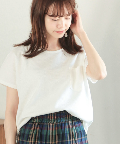 SESTO（セスト）の「ワッフルカットソー（Tシャツ/カットソー・レディース・ブラック/ベージュ/オフホワイト・M）」の15枚目の写真