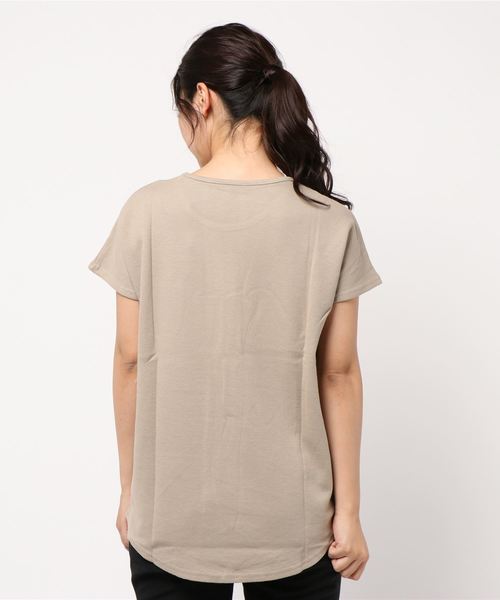 SESTO（セスト）の「ワッフルカットソー（Tシャツ/カットソー・レディース・ブラック/ベージュ/オフホワイト・M）」の9枚目の写真