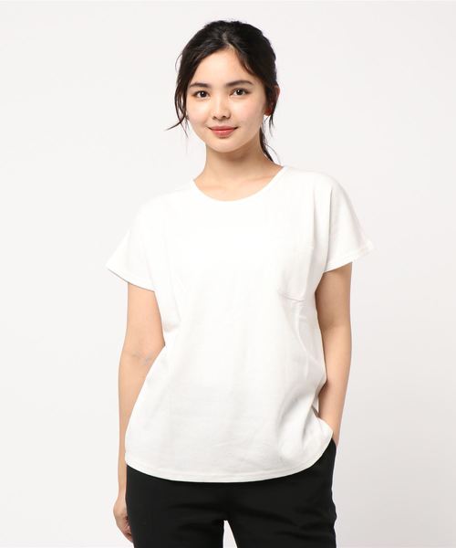 SESTO（セスト）の「ワッフルカットソー（Tシャツ/カットソー・レディース・ブラック/ベージュ/オフホワイト・M）」の12枚目の写真