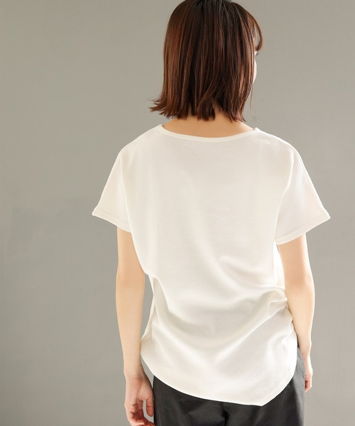 SESTO（セスト）の「ワッフルカットソー（Tシャツ/カットソー・レディース・ブラック/ベージュ/オフホワイト・M）」の20枚目の写真