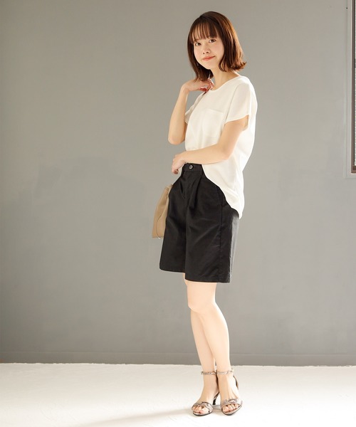 SESTO（セスト）の「ワッフルカットソー（Tシャツ/カットソー・レディース・ブラック/ベージュ/オフホワイト・M）」の22枚目の写真