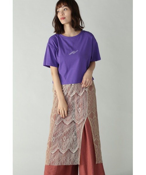 セール B B Tシャツ レースドッキングワンピース ワンピース Rose Bud ローズバッド のファッション通販 Zozotown