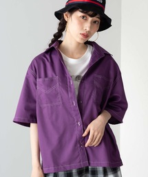WEGO | WEGO/ステッチダブルポケットシャツ(シャツ/ブラウス)