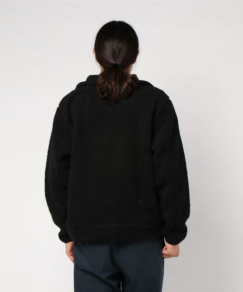 STYLEBLOCK（スタイルブロック）の「切り替えポケットフリースレトロシープボアブルゾン（ブルゾン・メンズ・ベージュ系その他/ブラック×ブラック/アイボリー/ブルー系その他・L/M/LL）」の8枚目の写真