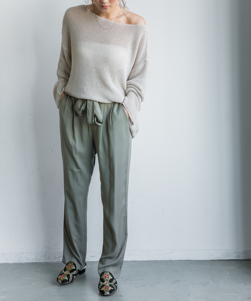 Auntie Rosa Holiday(アンティローザホリデー)の「”ENCREAM” Tared pants(その他パンツ・レディース・その他・SMALL/MEDIUM/LARGE)」の5枚目の写真