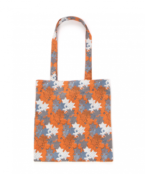 BAYFLOW（ベイフロー）の「カンガバンダナトート（トートバッグ・レディース・オレンジ/グレー・FREE）」の3枚目の写真