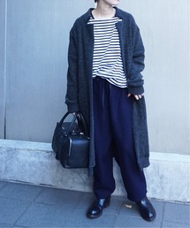 【C'est Bien Fait/セ ビヤン フェ】 Fleece Long Gawn