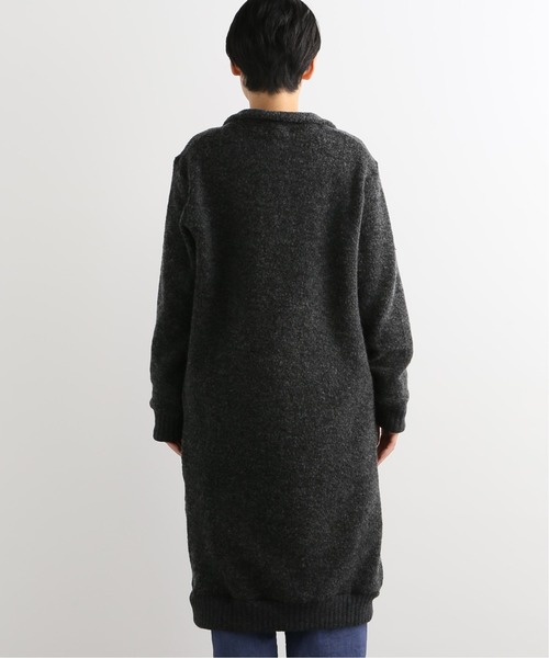 JOURNAL STANDARD LUXE(ジャーナルスタンダード ラックス)の「【C'est Bien Fait/セ ビヤン フェ】 Fleece Long Gawn(カーディガン/ボレロ・レディース・チャコールグレー/ライトグレー・1)」の5枚目の写真