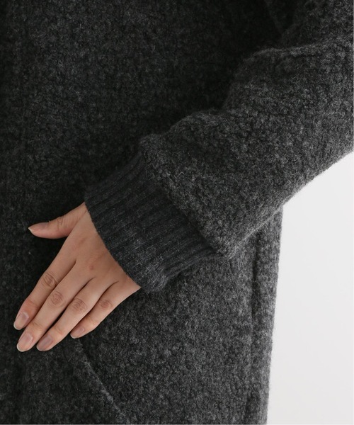 JOURNAL STANDARD LUXE(ジャーナルスタンダード ラックス)の「【C'est Bien Fait/セ ビヤン フェ】 Fleece Long Gawn(カーディガン/ボレロ・レディース・チャコールグレー/ライトグレー・1)」の12枚目の写真