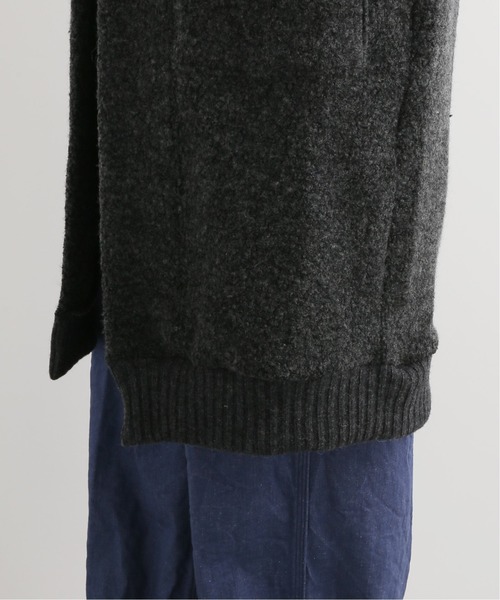 JOURNAL STANDARD LUXE(ジャーナルスタンダード ラックス)の「【C'est Bien Fait/セ ビヤン フェ】 Fleece Long Gawn(カーディガン/ボレロ・レディース・チャコールグレー/ライトグレー・1)」の14枚目の写真