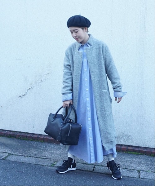 JOURNAL STANDARD LUXE(ジャーナルスタンダード ラックス)の「【C'est Bien Fait/セ ビヤン フェ】 Fleece Long Gawn(カーディガン/ボレロ・レディース・チャコールグレー/ライトグレー・1)」の19枚目の写真
