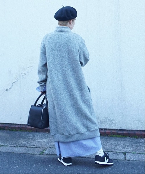 JOURNAL STANDARD LUXE(ジャーナルスタンダード ラックス)の「【C'est Bien Fait/セ ビヤン フェ】 Fleece Long Gawn(カーディガン/ボレロ・レディース・チャコールグレー/ライトグレー・1)」の21枚目の写真
