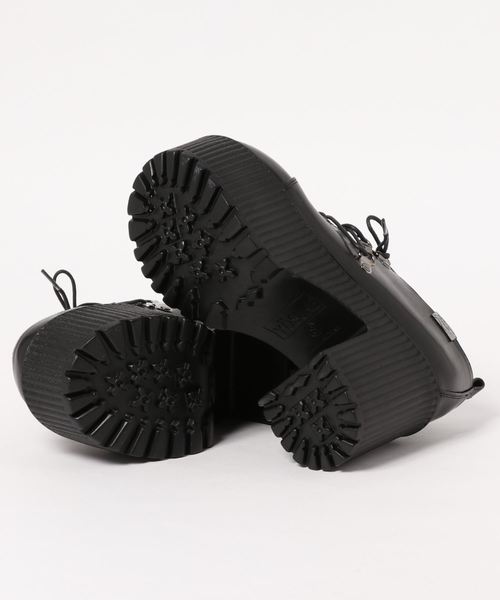 YOSUKE（ヨースケ）の「「YOSUKE/ヨースケ」厚底レースアップシューズ（ドレスシューズ・レディース・クリアブラック/ブラック×ブルー/ブラック/ブラック×パープル/ダークブラウン/カーキ/ブラック×レッド・M/L/LL/S）」の9枚目の写真