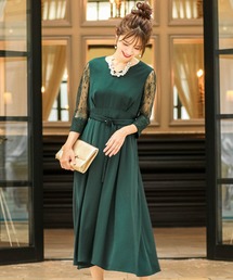 Fashion Letter | チュール袖 結婚式ワンピース結婚式ワンピースドレス(ドレス)