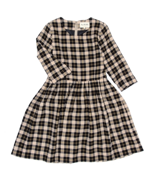 Ray BEAMS（レイビームス）の「Ray BEAMS / チェック タックフレアー ワンピース（ワンピース・レディース・ブラウン系その他/ブルー・1/0）」の19枚目の写真