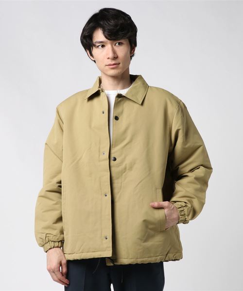 おしゃれスタ(オシャレスタ)の「もこもこ裏ボアコーチジャケット(BG)(その他アウター・メンズ・ブラック/レッド/ベージュ/イエロー/グリーン/カーキ/ネイビー/カモフラージュ・M/L)」の4枚目の写真