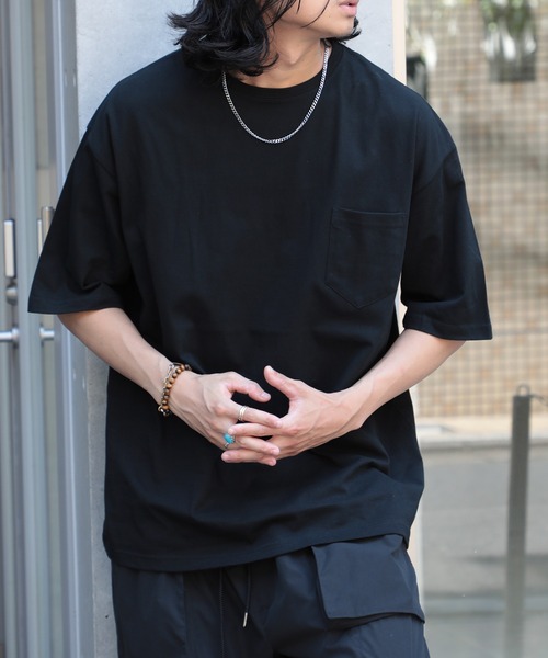 United Athle（ユナイテッドアスレ）の「【United Athle】5.6オンス ビッグシルエットポケットTシャツ 半袖無地T ※5008（Tシャツ/カットソー・メンズ・ブラック/ホワイト/グレー/カーキ/ベージュ/ネイビー・S/XL/M/L）」の16枚目の写真