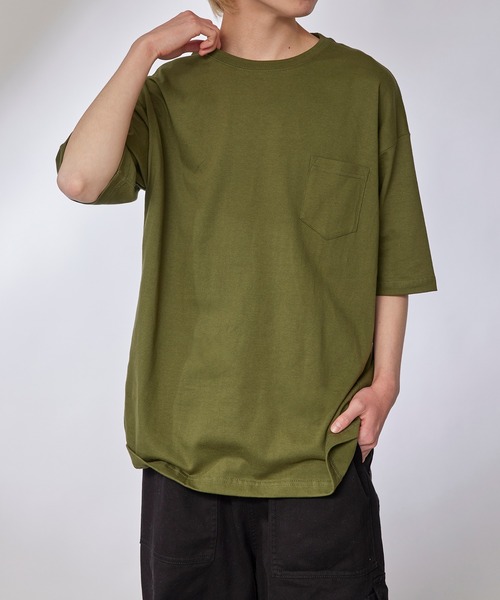 United Athle（ユナイテッドアスレ）の「【United Athle】5.6オンス ビッグシルエットポケットTシャツ 半袖無地T ※5008（Tシャツ/カットソー・メンズ・ブラック/ホワイト/グレー/カーキ/ベージュ/ネイビー・S/XL/M/L）」の18枚目の写真